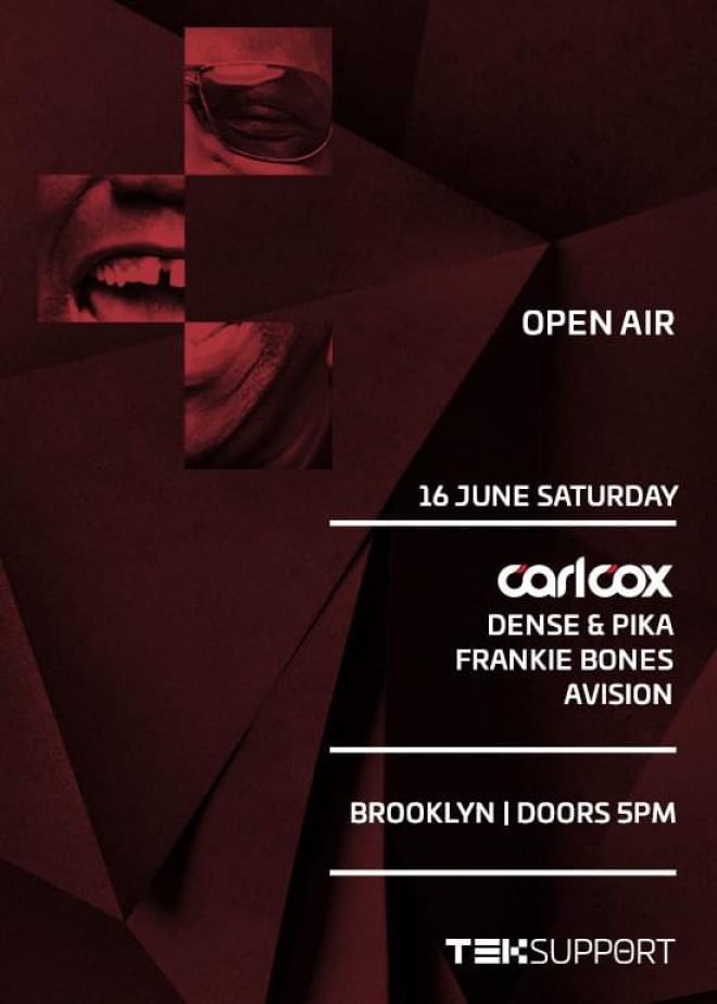 Carl Cox heads to Brooklyn for Teksupport&#039;s day into night open-air event